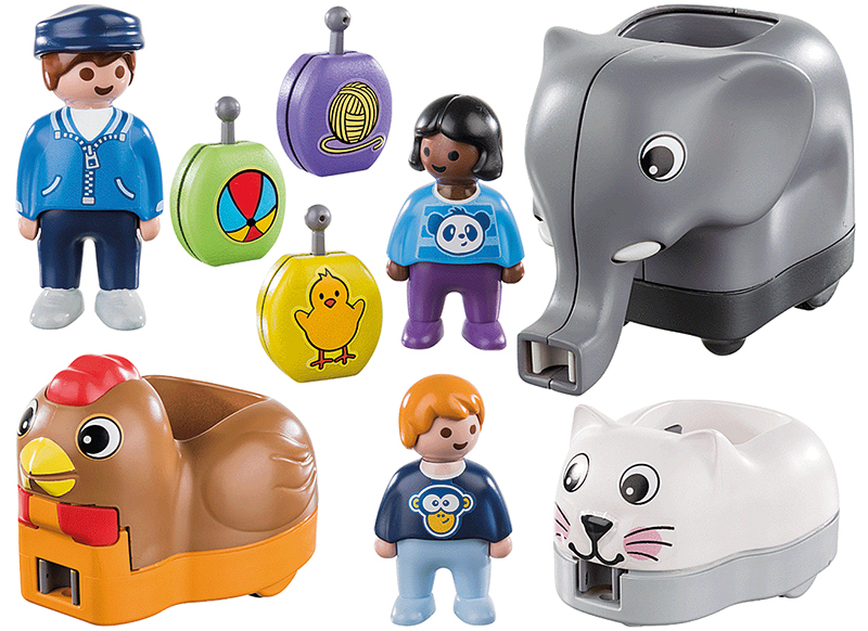 Eerste speelgoed - Playmobil - 123 - dierentrein