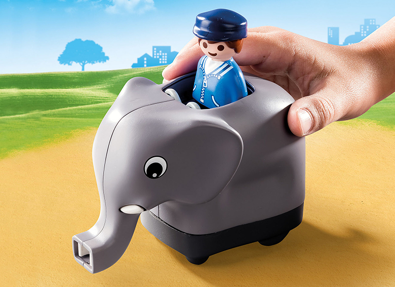 Eerste speelgoed - Playmobil - 123 - dierentrein