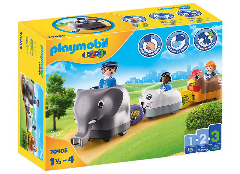 Eerste speelgoed - Playmobil - 123 - dierentrein