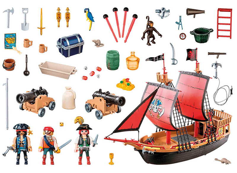 Piratenschip - Playmobil - piratenschip - per stuk
