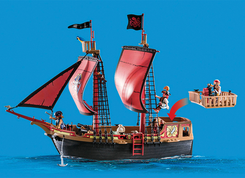 Piratenschip - Playmobil - piratenschip - per stuk