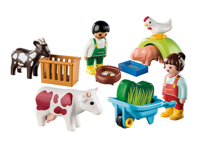 Eerste speelgoed - Playmobil 123 - plezier op de boerderij