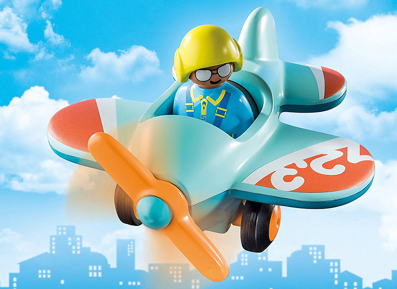 Eerste speelgoed - Playmobil 123 - vliegtuig