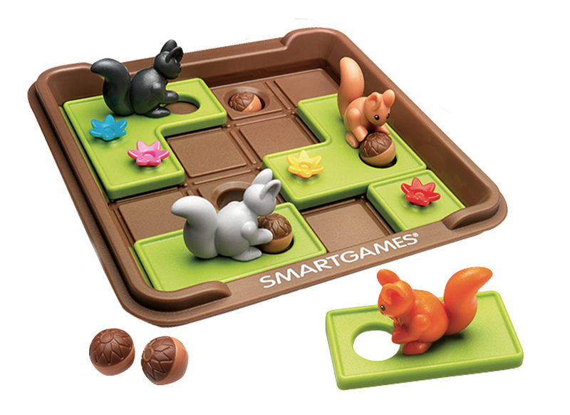 Denkspel - SmartGames Squirrels Go Nuts! - eekhoorns - per spel
