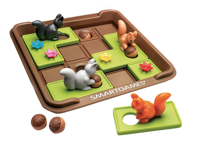 Denkspel - SmartGames - Squirrels Go Nuts! - eekhoorns - per spel