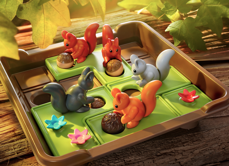 Denkspel - SmartGames Squirrels Go Nuts! - eekhoorns - per spel