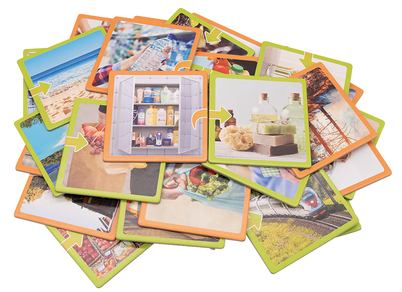 Spel - associatiespel - Akros Our Sustainable World - milieu - een duurzame wereld - per spel