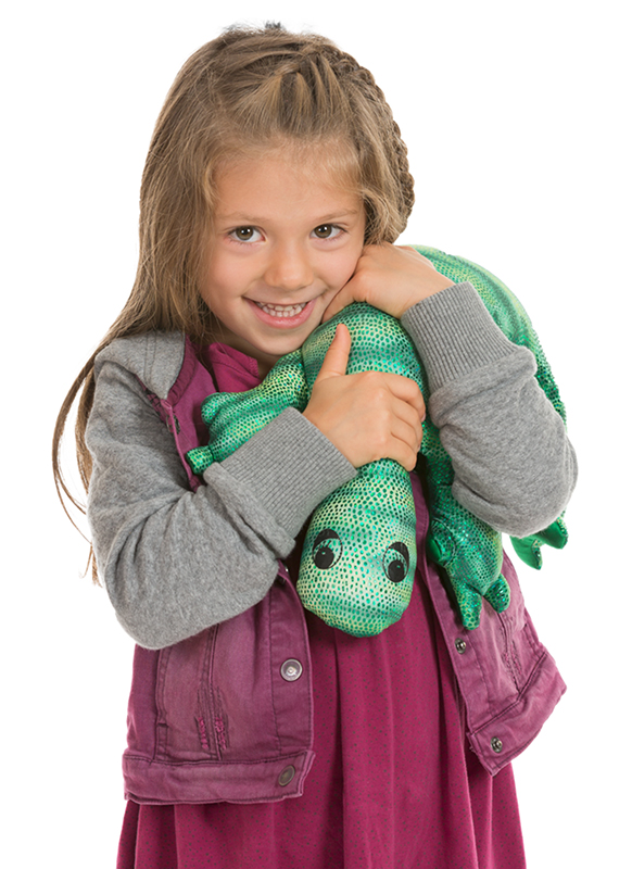 Knuffel - hagedis - manimo Lizard - 2 kg - diepe druk - kalmerend - per stuk