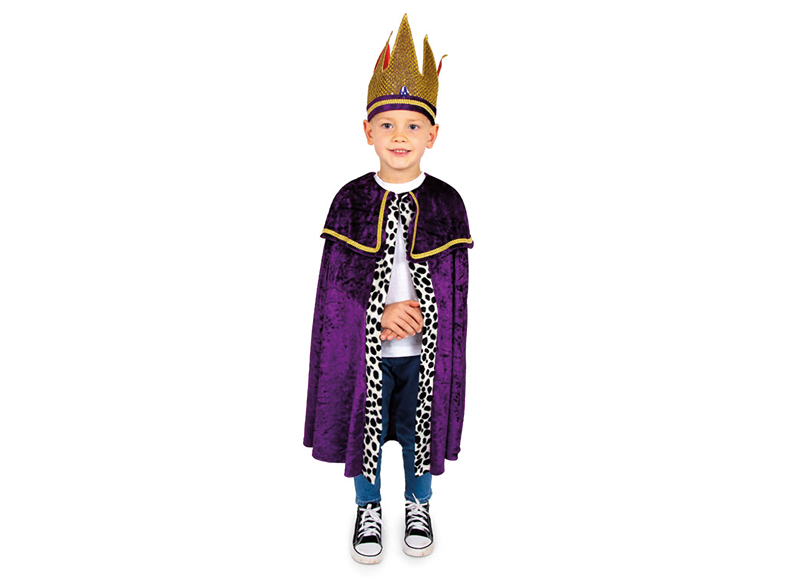 Verkleedkledij - Pretend to bee - Koning - per stuk