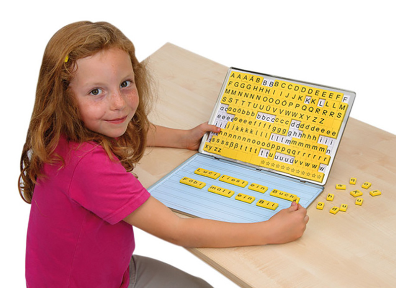 Letters - letterdoos - alfabet - magnetisch - set van 213 assorti
