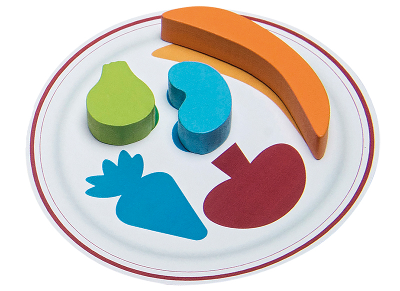 Spel - grijpspel - fijne motoriek - veggie - groentjes vissen - hout - per spel