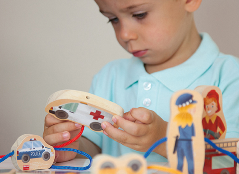 Spel - Akros Linking Professions - beroepen rijgen - wereldoriëntatie - per spel