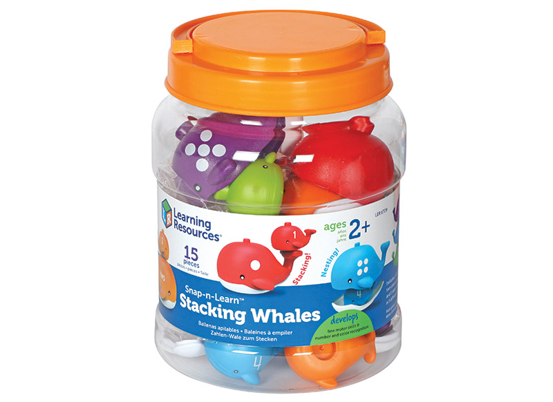 Wiskunde intitiatie - Learning Resources - snap-n-learn telwalvissen