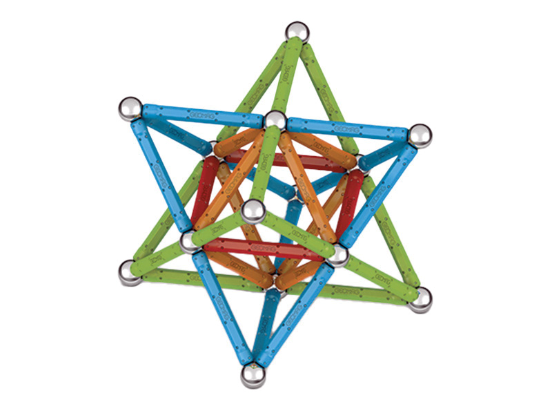 Bouwset - Geomag Super Color Recycled - magnetisch - set van 93 assorti