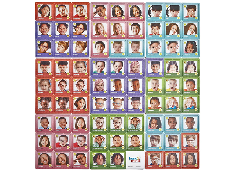 Spel - memoryspel - hand2mind Learn About Feelings Memory Game - per spel
