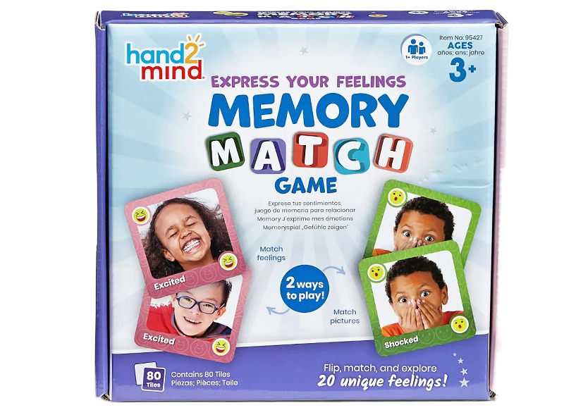 Spel - memoryspel - hand2mind Learn About Feelings Memory Game - per spel