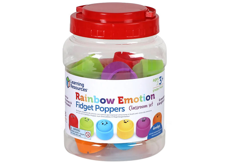Emoties - Learning Resources Rainbow Emotions Fidget Poppers - set van 24 assorti