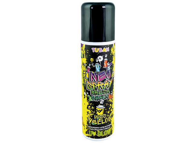 Krijt - graffiti spray - Tuban - geel - 150 ml - per stuk