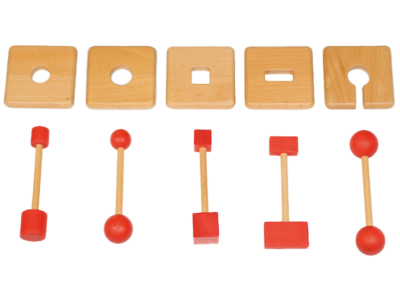 Motoriekbord - Dusyma Tucky - set van 5