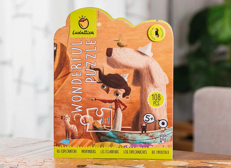 Puzzel - karton - Ludattica - 108-delig - padvinder - per puzzel