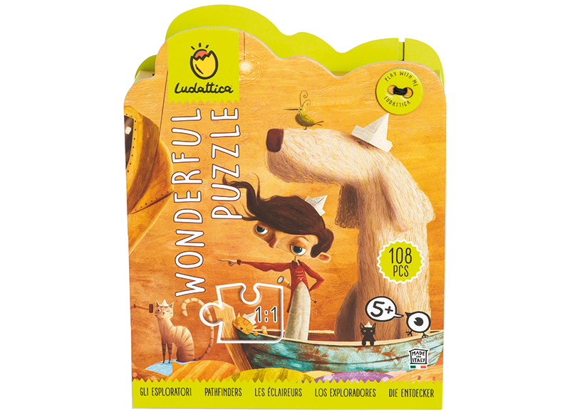 Puzzel - karton - Ludattica - 108-delig - padvinder - per puzzel