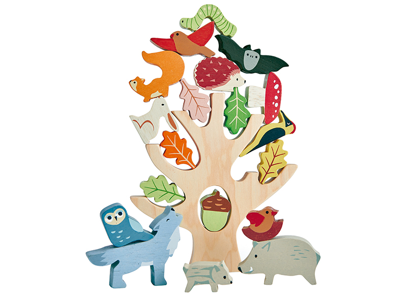 Speelgoedfiguren - Tender Leaf Preschool - stapelaar woud - set van 20