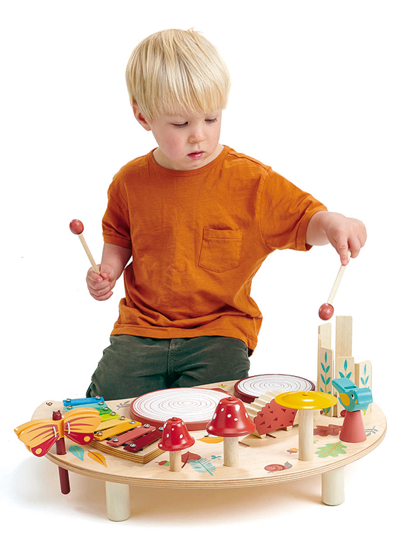 Instrument - muziektafel - Tender Leaf - 50 x 39 x 21,5 cm - hout - per stuk