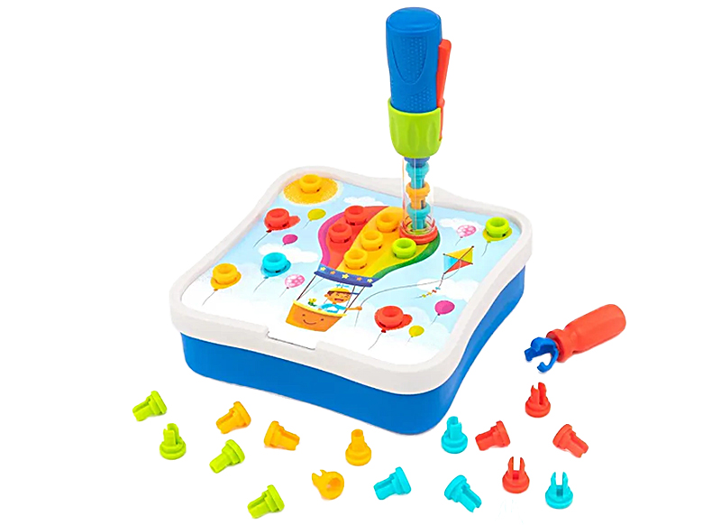 Bouwset - Educational Insights Design & Drill Rivet Pop Workshop - per spel