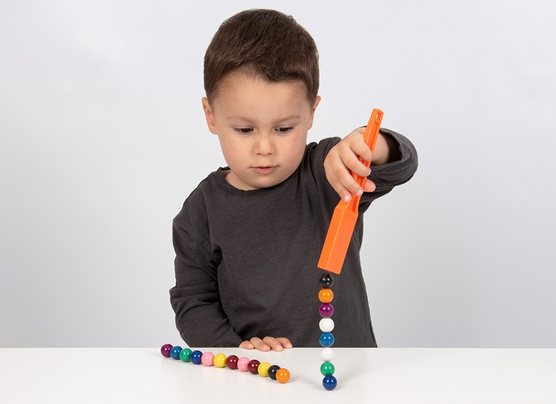 Knikkers - Shaw Magnets Magnetic Marbles Tub - 1,5 cm - kunststof - magnetisch - gekleurd - set van 100 assorti