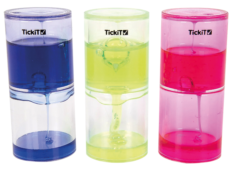 Fidget - sensorische tubes - Sensory Ooze Tube - Commotion Education - set van 3 assorti