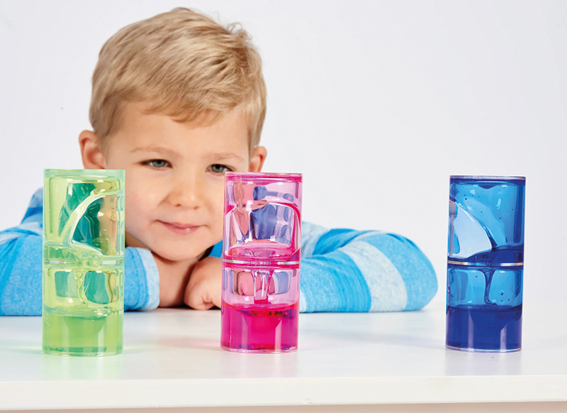 Fidget - sensorische tubes - Sensory Ooze Tube - Commotion Education - set van 3 assorti