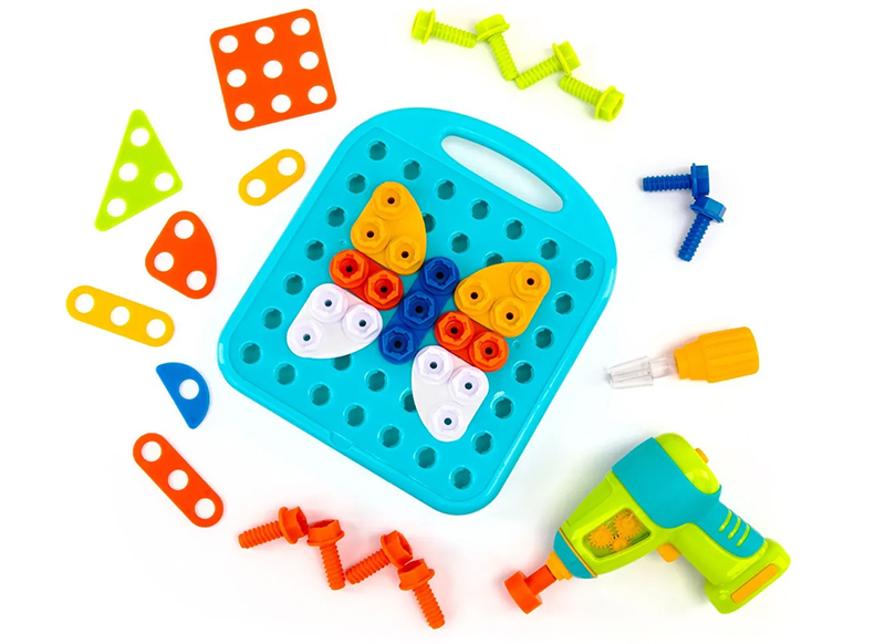 Bouwset - Educational Insights Design & Drill Shapes Workshop - per spel