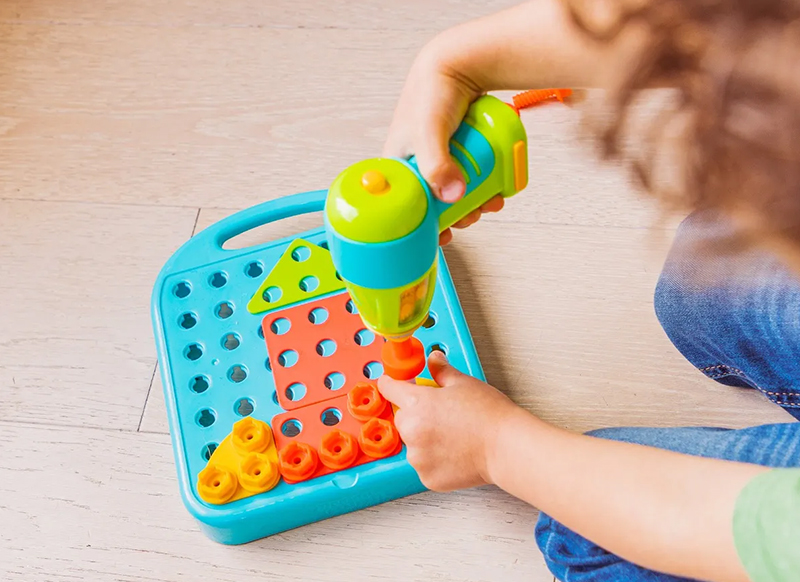 Bouwset - Educational Insights Design & Drill Shapes Workshop - per spel