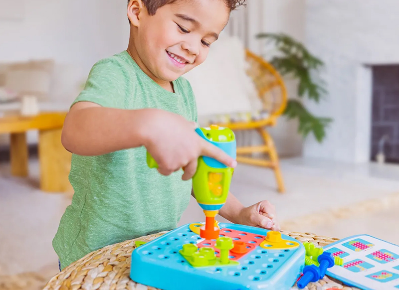 Bouwset - Educational Insights Design & Drill Shapes Workshop - per spel