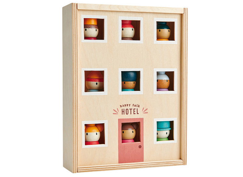 Speelgoedfiguren - Tender Leaf Preschool - hotelgasten - set van 9