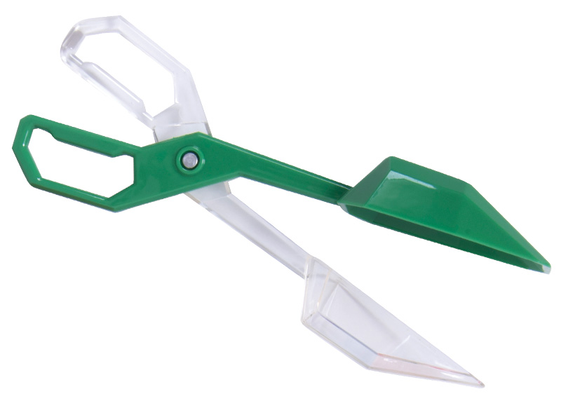 Scheptangen - tickit Rainbow Tongs - kunststof - gekleurd - set van 6 assorti