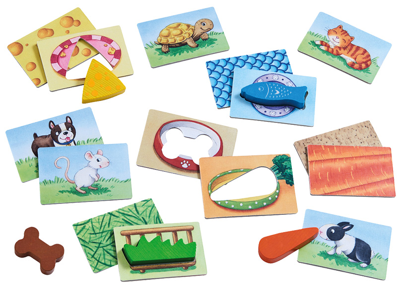 Spellen - mijn eerste spellen - Haba - dieren voederen