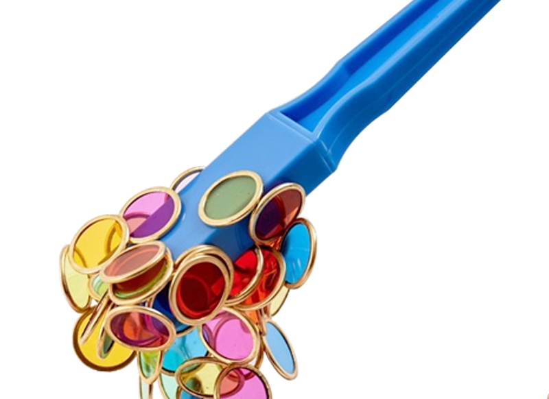 Stokken - Shaw Magnets Magnetic Wands - 19 cm - kunststof - magnetisch - set van 6 assorti