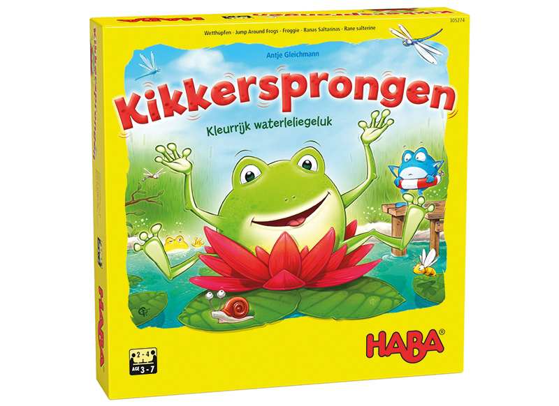 Spellen - Haba - kikkersprongen