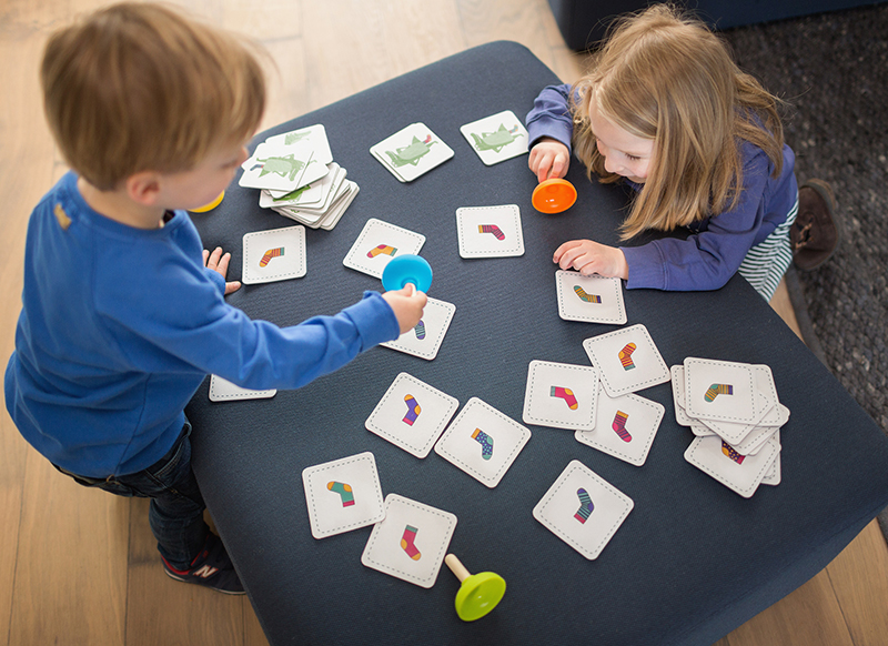 Spel - zoekspel - Croc's Sok - zoek de sok - kaartspel - per spel