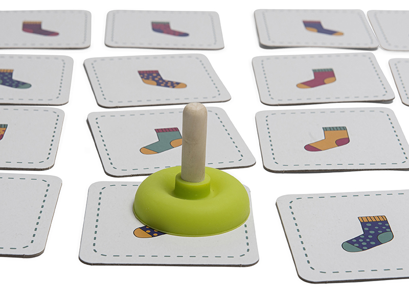 Spel - zoekspel - Croc's Sok - zoek de sok - kaartspel - per spel