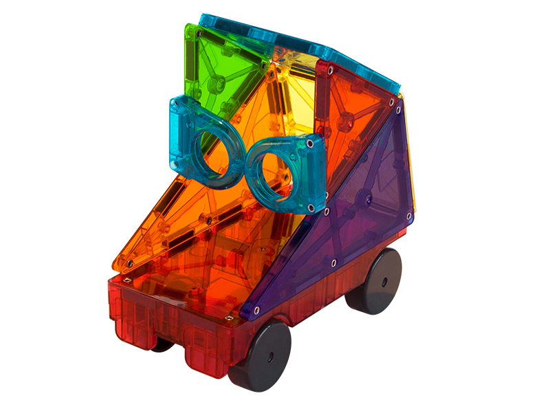 Constructie - MAGNA-TILES - clear colors - deluxe set - 48 stuks