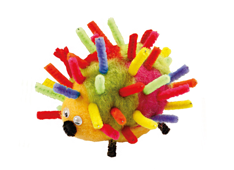 Chenilledraad - 50 cm lang - 0,6 cm diameter - set van 100 assorti