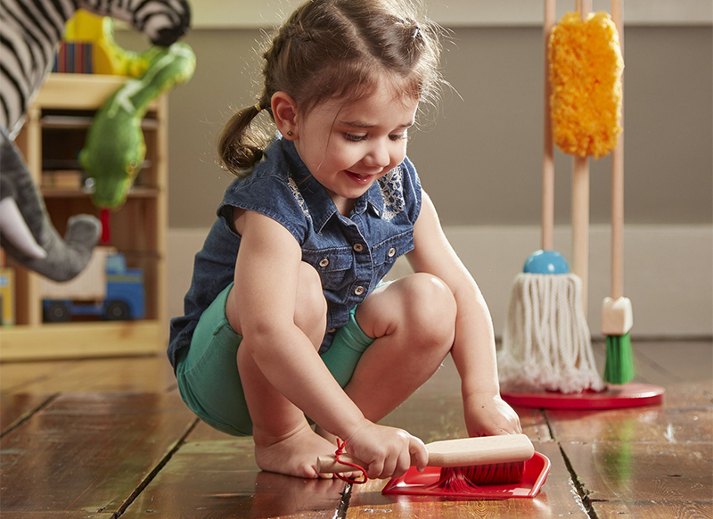 Schoonmaakset - poetsgerief - Melissa & Doug - speelset - per set