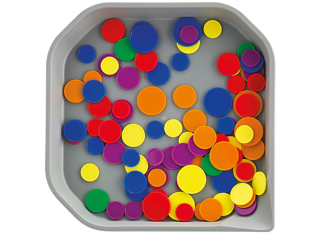 Schijfjes - EDX education - kleurenschijfjes - tellen