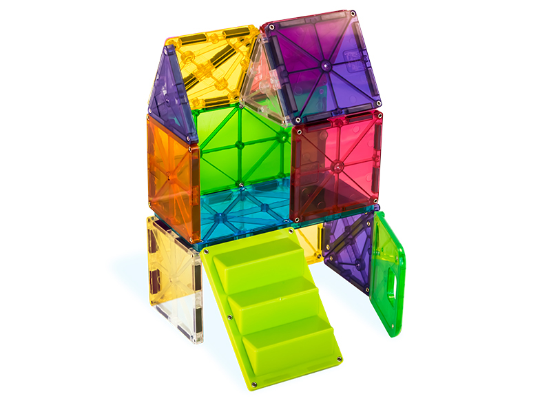 MAGNA-TILES Clear colors 28 stuks house set