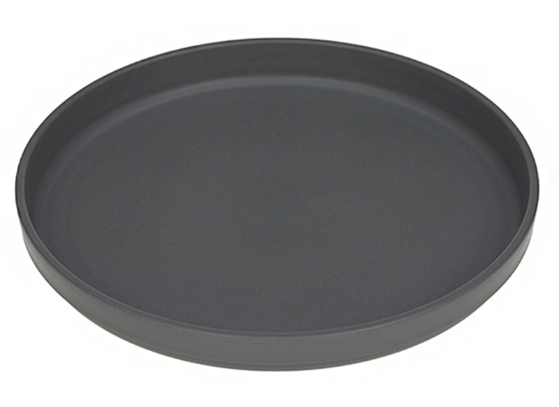 Eetgerei - bord - Lassig - bord met antislip - Uni - per stuk - antracite - leverbaar in 4 kleuren