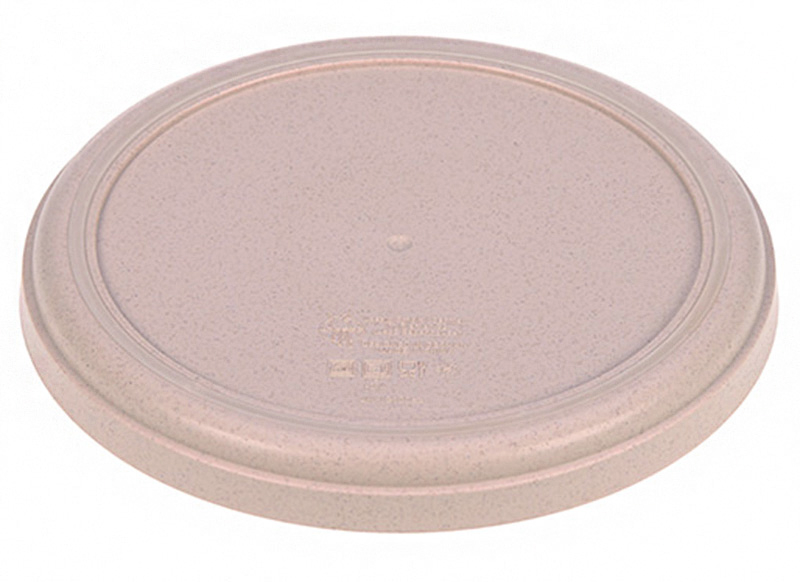 Eetgerei - bord - Lassig - bord met antislip - Uni - per stuk - powder pink - leverbaar in 4 kleuren