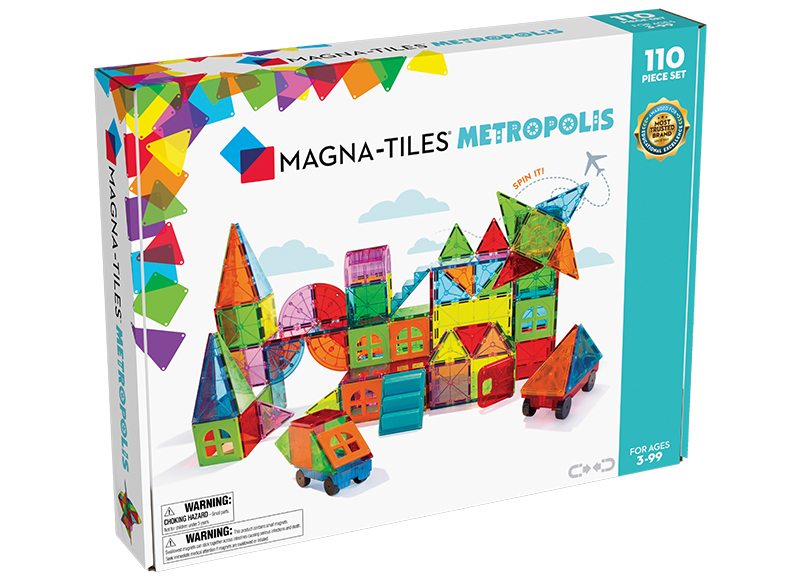 MAGNA-TILES Clear colors 110 stuks metropolis