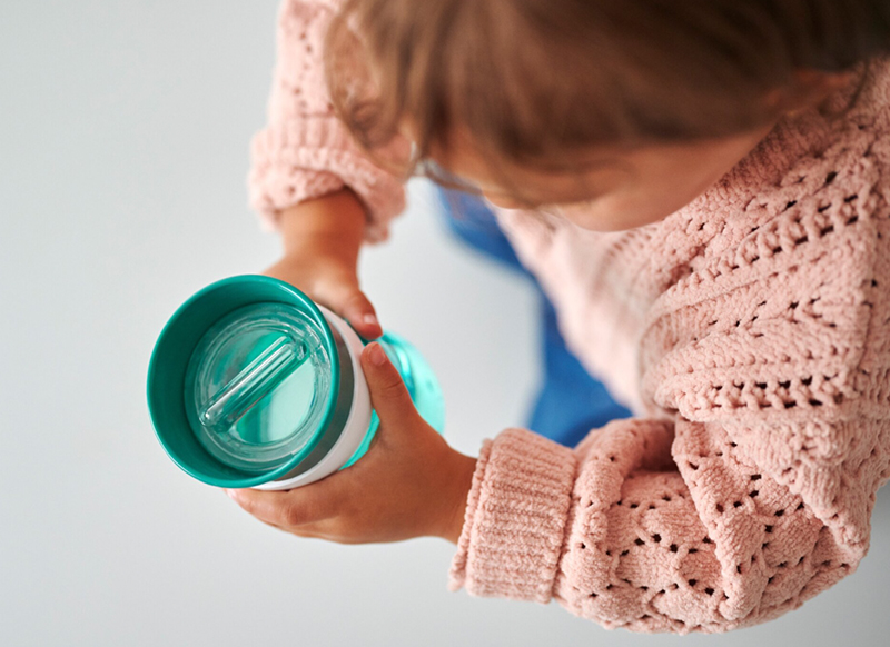 Bekers - oefenbeker - Mepal Mio - 300 ml - eetgerei - groen - per stuk